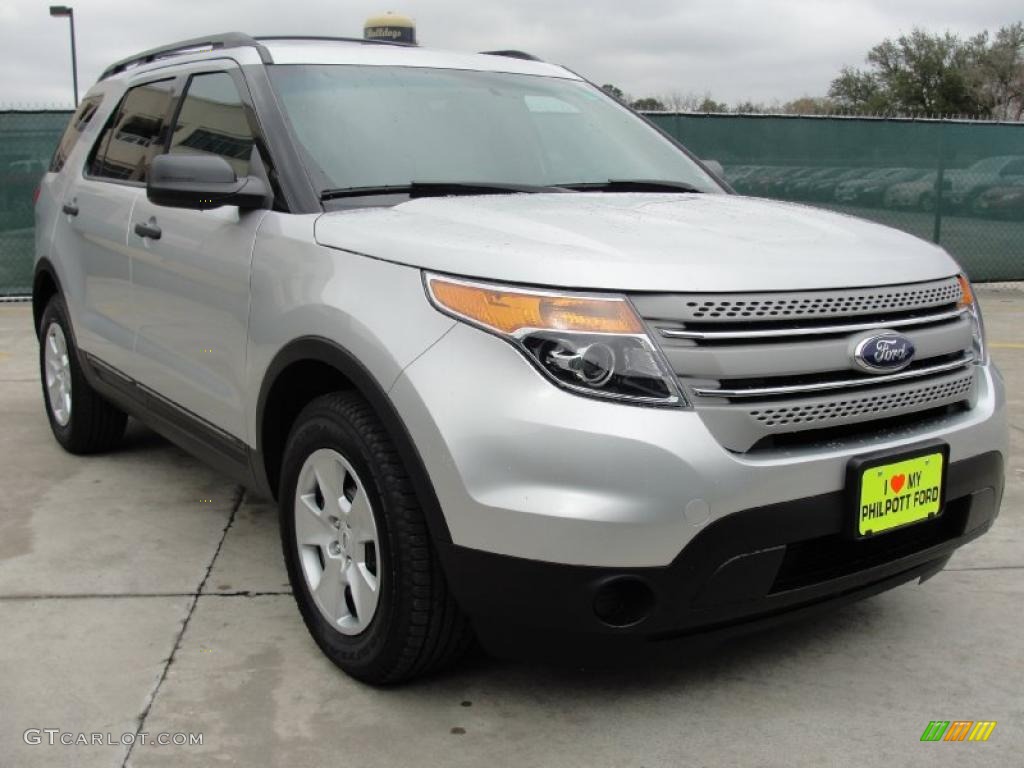 Ingot Silver Metallic 2011 Ford Explorer FWD Exterior Photo #43887515