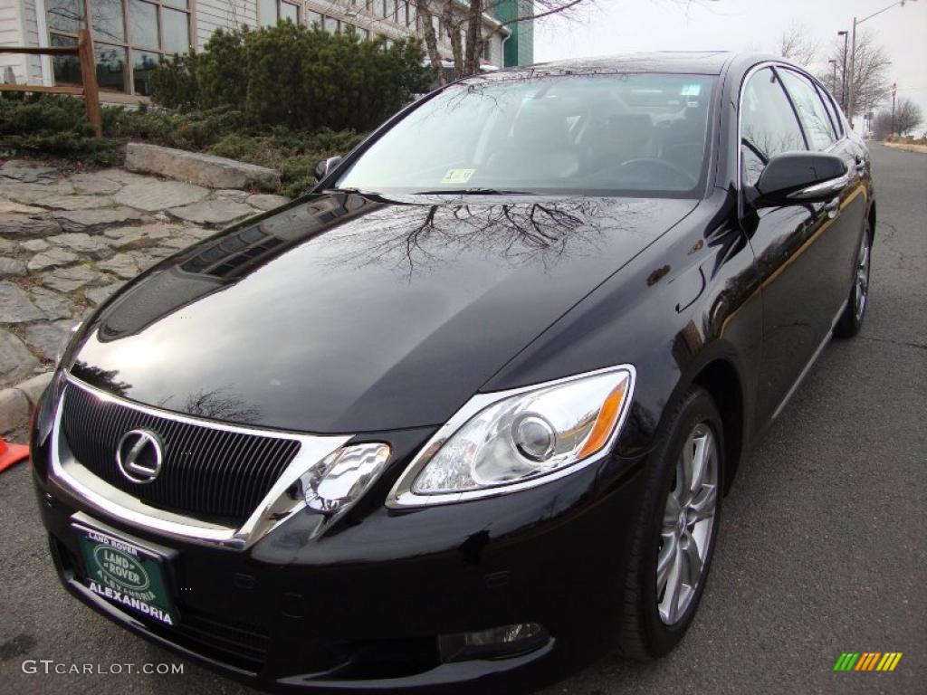 Obsidian Black 2008 Lexus GS 350 AWD Exterior Photo #43888560