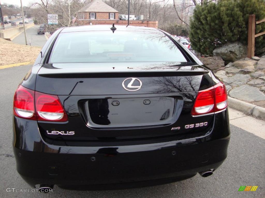 Obsidian Black 2008 Lexus GS 350 AWD Exterior Photo #43888623