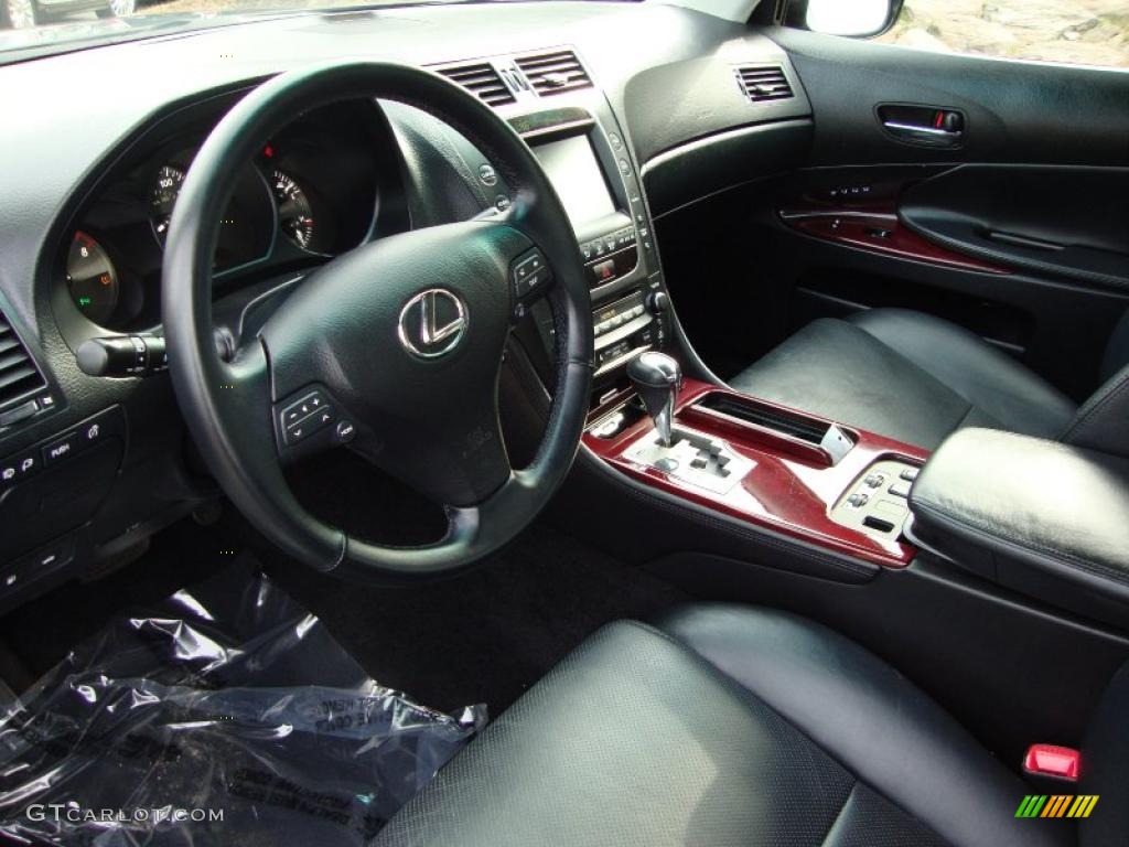 Black Interior 2008 Lexus GS 350 AWD Photo #43888740
