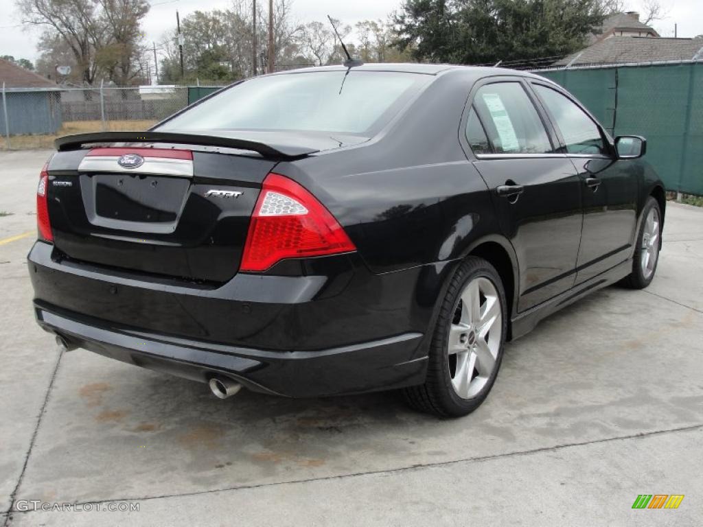 2011 Fusion Sport - Tuxedo Black Metallic / Sport Black/Charcoal Black photo #3