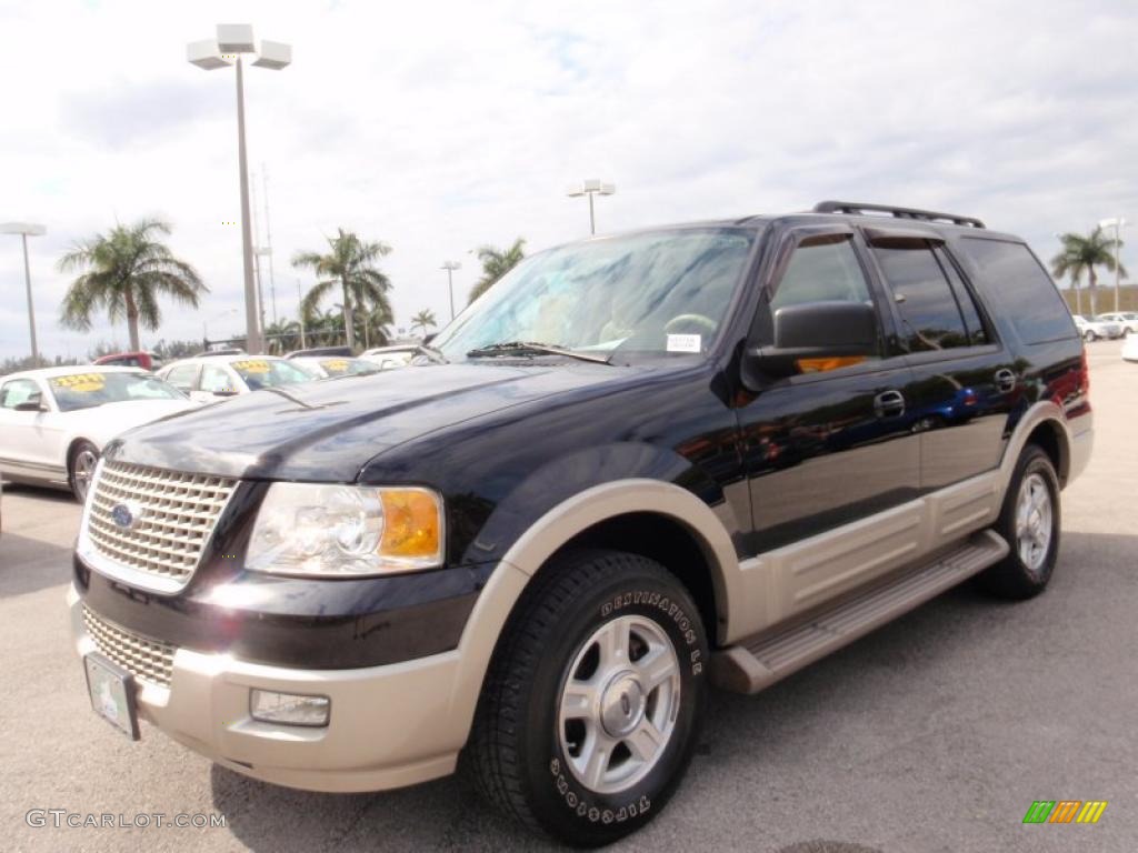 Black Clearcoat 2005 Ford Expedition Eddie Bauer Exterior Photo #43891876