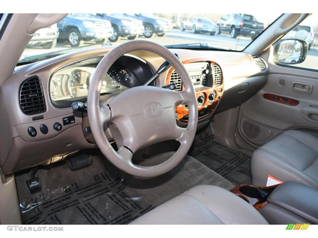 Oak Interior 2000 Toyota Tundra Limited Extended Cab 4x4 Photo #43893353