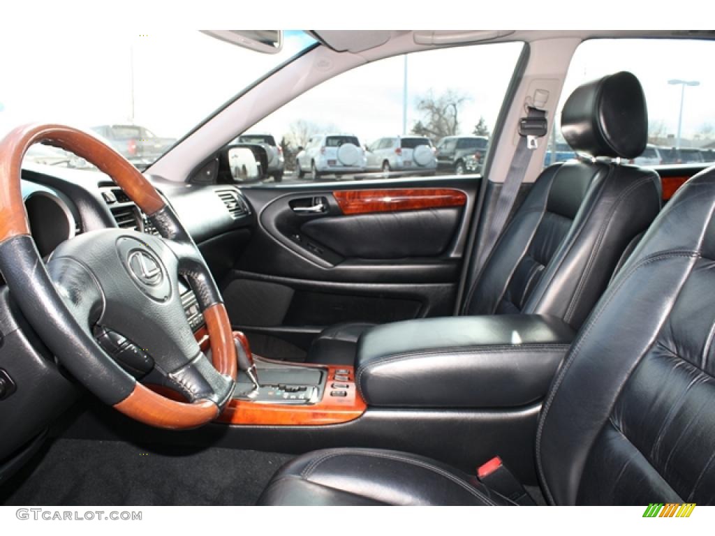 Black Interior 2002 Lexus GS 430 Photo #43893941