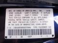 B527P: Abyss Blue Pearl 2005 Acura TL 3.2 Color Code