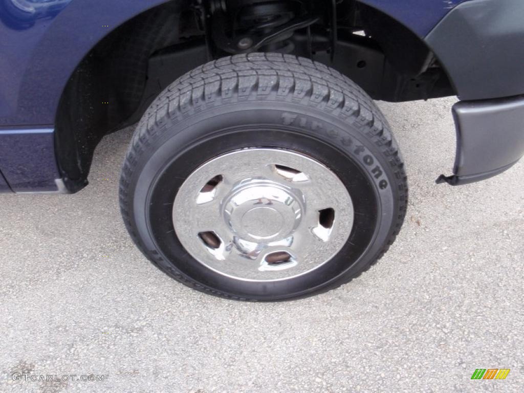 2005 F150 XL Regular Cab - True Blue Metallic / Medium Flint Grey photo #3