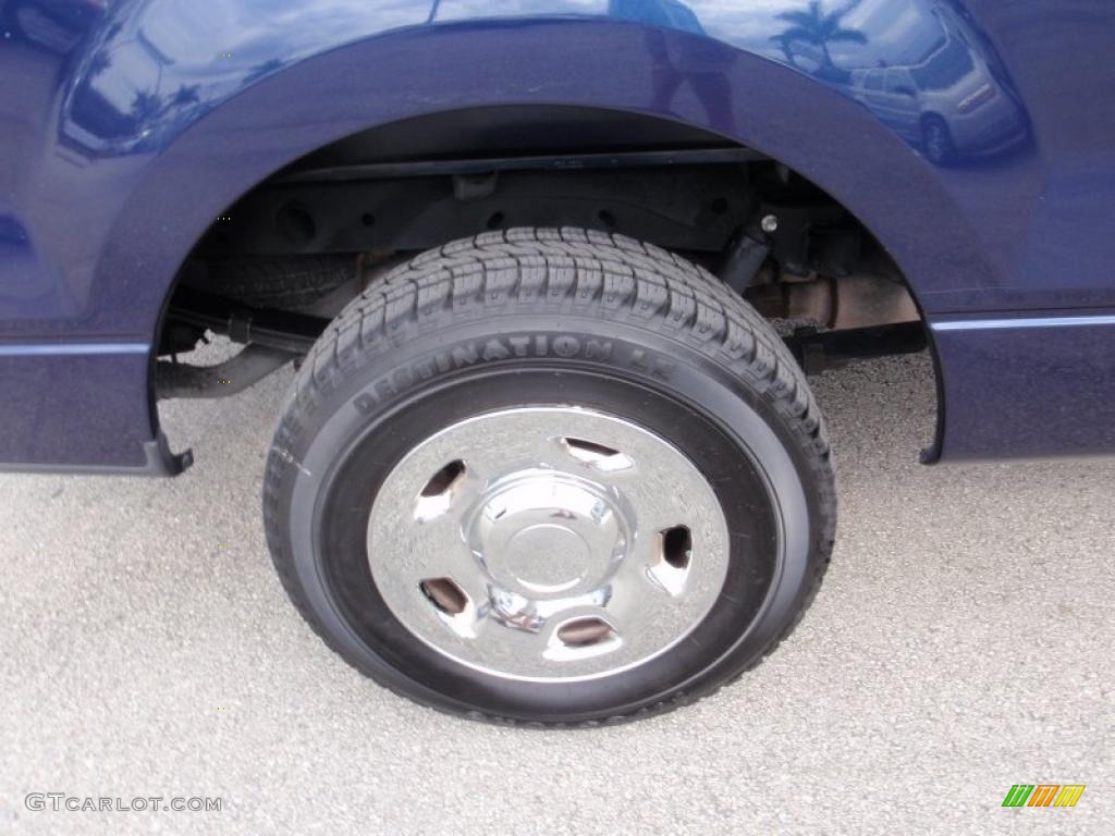 2005 F150 XL Regular Cab - True Blue Metallic / Medium Flint Grey photo #4