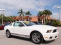 2010 Performance White Ford Mustang V6 Premium Coupe  photo #1