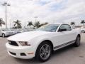 2010 Performance White Ford Mustang V6 Premium Coupe  photo #13
