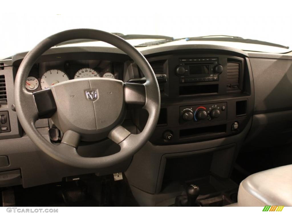 2006 Dodge Ram 2500 ST Quad Cab 4x4 Medium Slate Gray Dashboard Photo #43897173