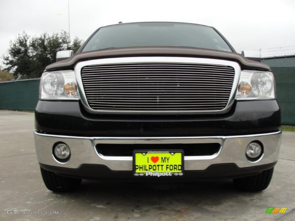 2006 F150 Lariat SuperCrew - Black / Black photo #9