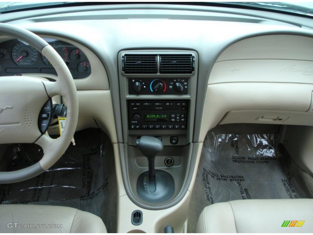 2002 Mustang GT Coupe - Mineral Grey Metallic / Medium Parchment photo #18