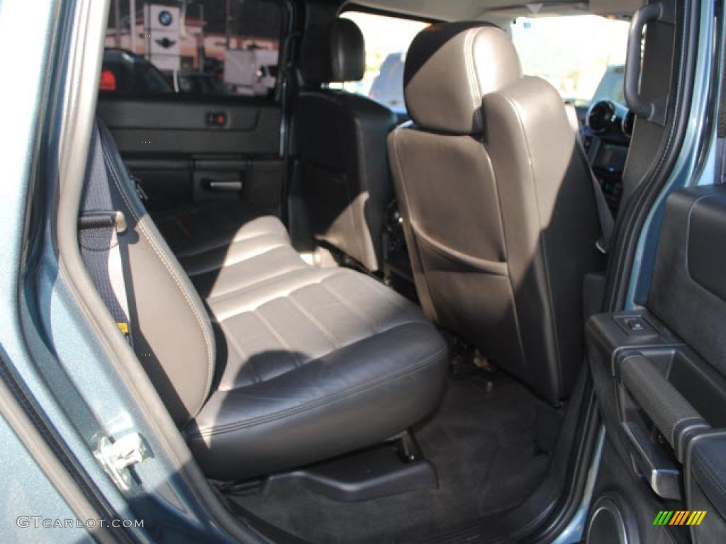 2005 H2 SUV - Stealth Gray Metallic / Ebony Black photo #5
