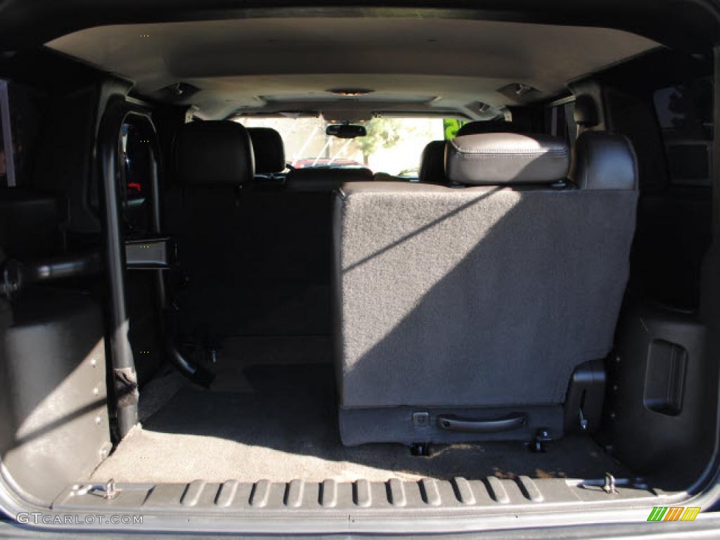 2005 H2 SUV - Stealth Gray Metallic / Ebony Black photo #10