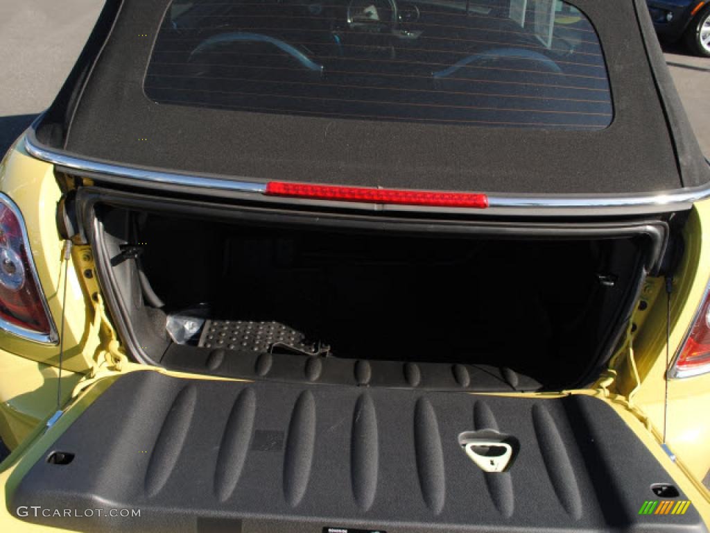 2009 Cooper S Convertible - Interchange Yellow / Black/Grey photo #9