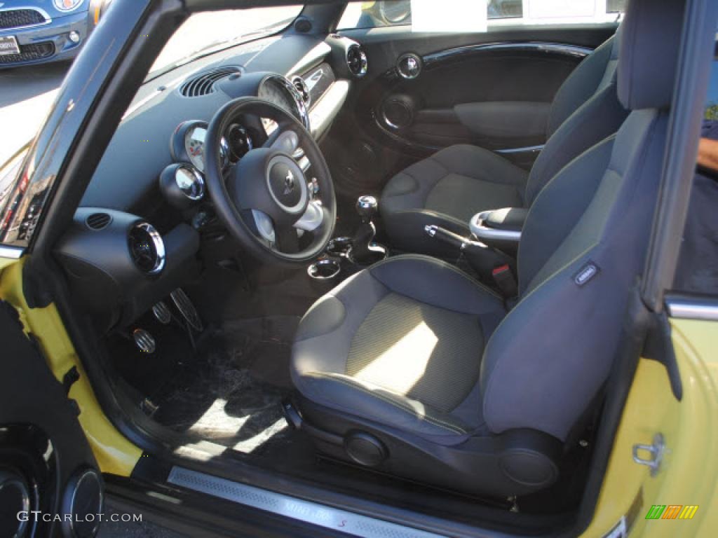 2009 Cooper S Convertible - Interchange Yellow / Black/Grey photo #13