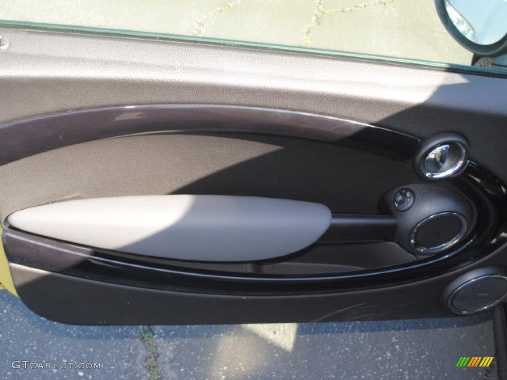 2009 Cooper S Convertible - Interchange Yellow / Black/Grey photo #14