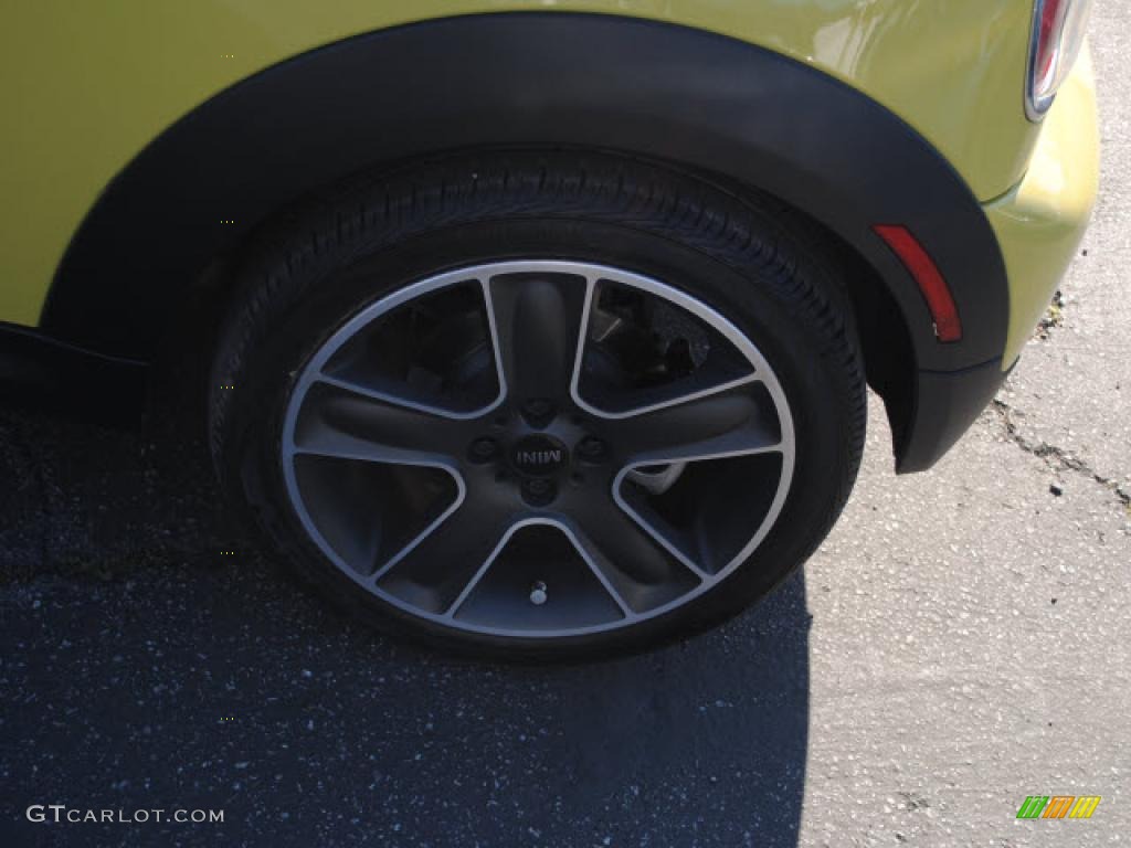 2009 Cooper S Convertible - Interchange Yellow / Black/Grey photo #15