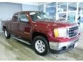 2009 Sonoma Red Metallic GMC Sierra 1500 SLE Extended Cab 4x4  photo #6