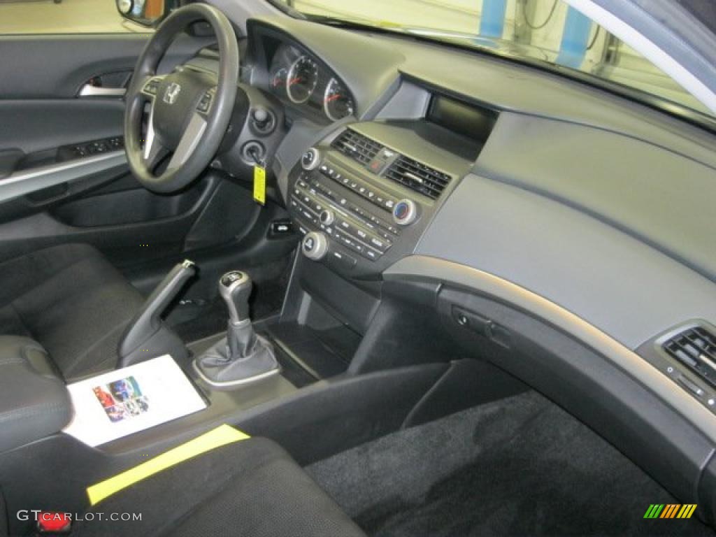 2008 Honda Accord EX Sedan Black Dashboard Photo #43906757