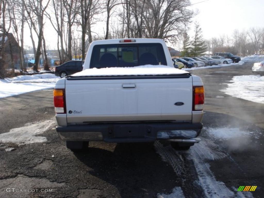 1998 Ranger XLT Extended Cab - Oxford White / Medium Prairie Tan photo #5