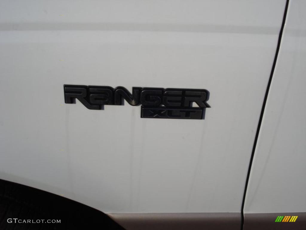 1998 Ranger XLT Extended Cab - Oxford White / Medium Prairie Tan photo #7