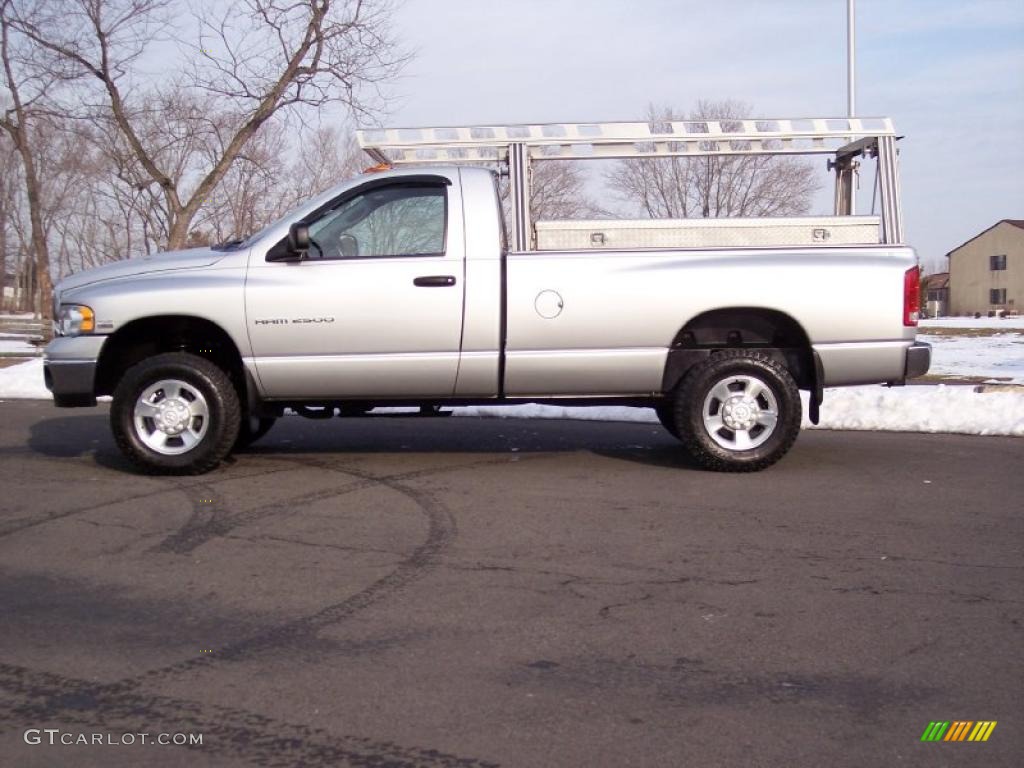 Bright Silver Metallic 2004 Dodge Ram 2500 SLT Regular Cab 4x4 Exterior Photo #43908458