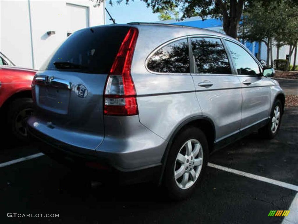 2008 CR-V EX-L 4WD - Glacier Blue Metallic / Gray photo #2