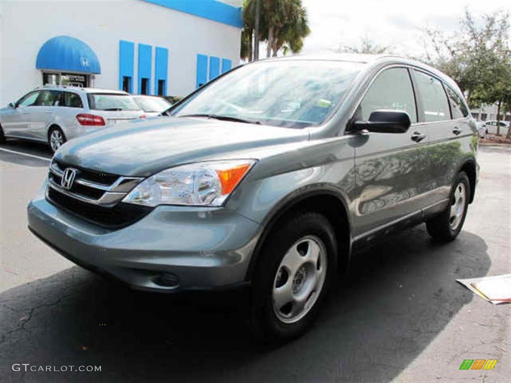 2010 CR-V LX - Opal Sage Metallic / Ivory photo #6