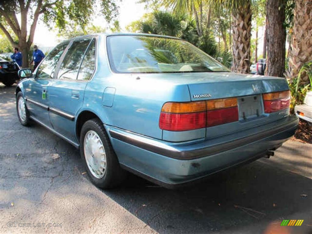 1990 Accord EX Sedan - Laurel Blue Metallic / Gray photo #4