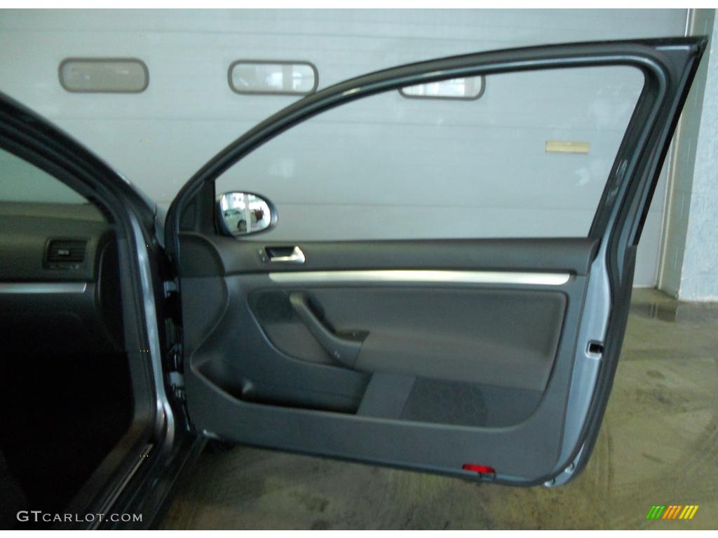 2007 Volkswagen GTI 2 Door Interlagos Plaid Cloth Door Panel Photo #43910152