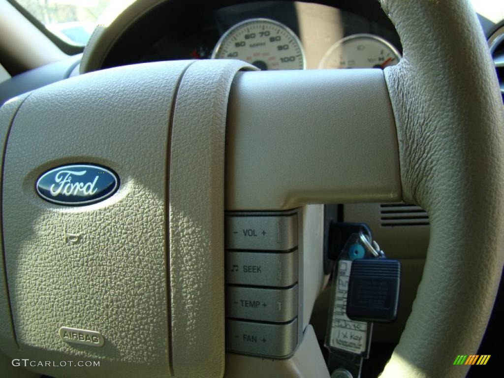 2006 F150 Lariat SuperCrew 4x4 - Oxford White / Tan photo #26