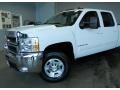 Summit White - Silverado 3500HD LT Crew Cab 4x4 Photo No. 31