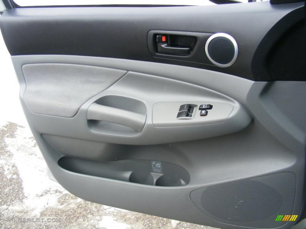 2008 Toyota Tacoma Access Cab Graphite Gray Door Panel Photo #43915726