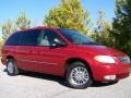 2002 Inferno Red Tinted Pearlcoat Chrysler Town & Country Limited  photo #48