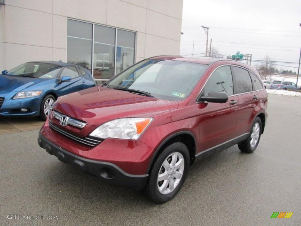 2008 CR-V EX 4WD - Tango Red Pearl / Gray photo #2