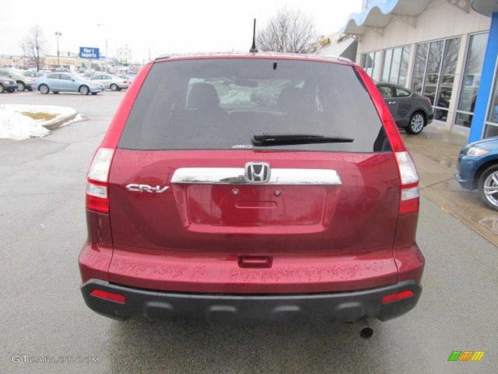 2008 CR-V EX 4WD - Tango Red Pearl / Gray photo #5