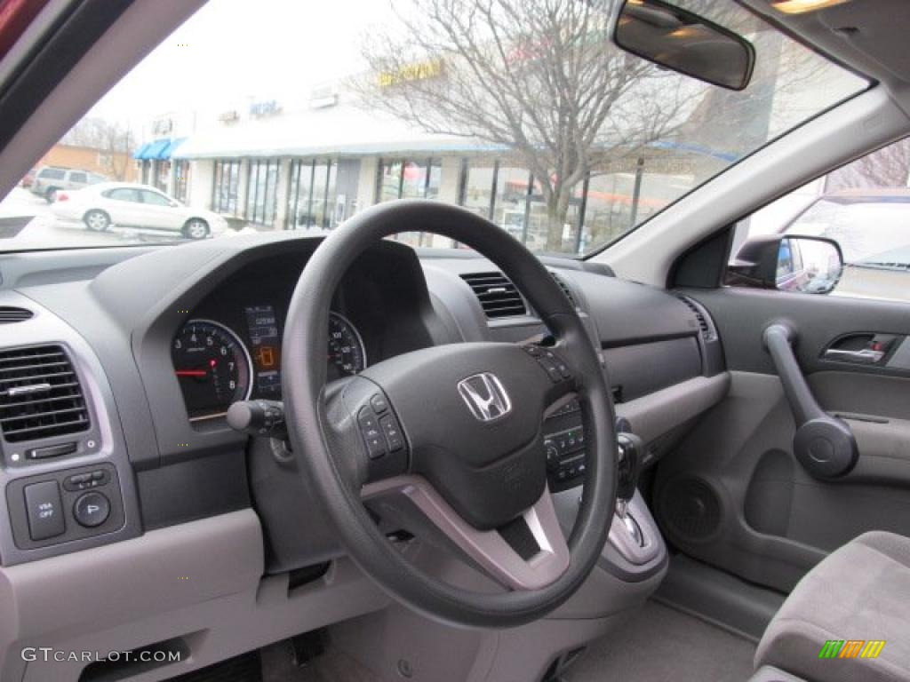 2008 CR-V EX 4WD - Tango Red Pearl / Gray photo #8