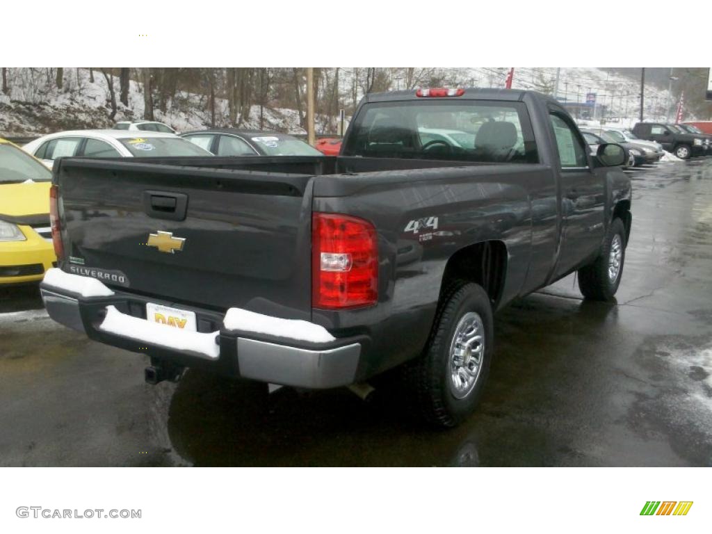 2010 Silverado 1500 Regular Cab 4x4 - Taupe Gray Metallic / Dark Titanium photo #3