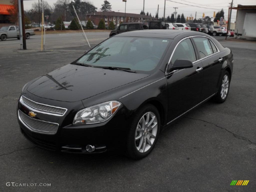 2011 Malibu LTZ - Black Granite Metallic / Ebony photo #1