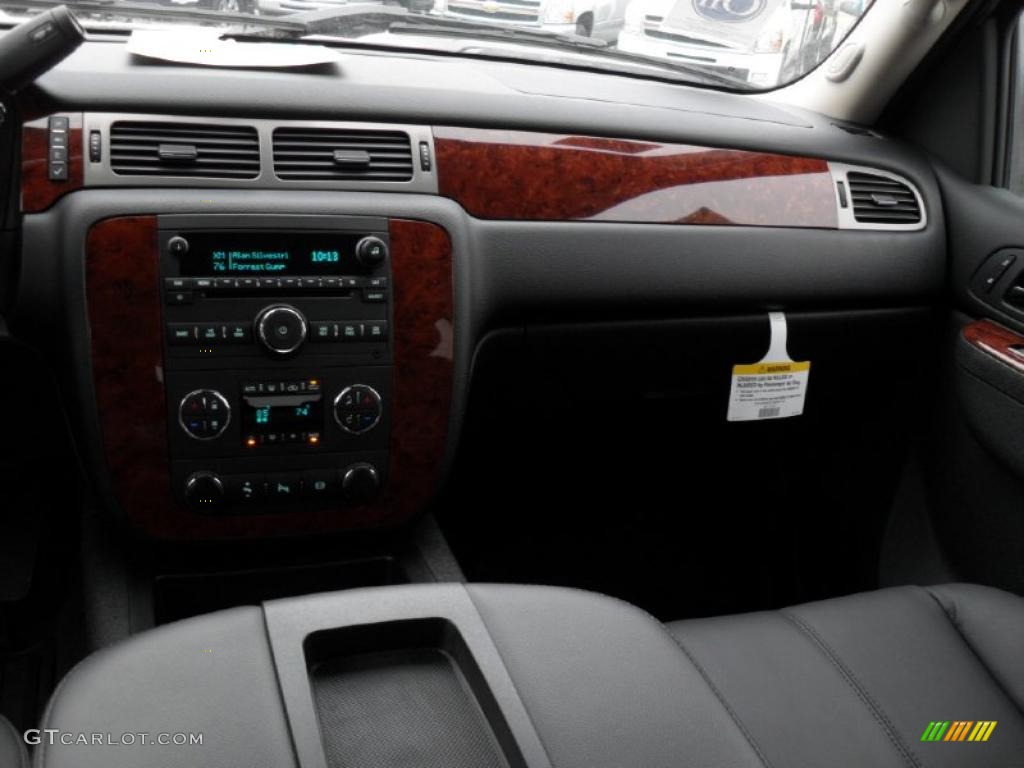 2011 Chevrolet Silverado 3500HD LTZ Crew Cab 4x4 Dually Ebony Dashboard Photo #43920802