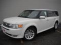 2011 White Suede Ford Flex SEL AWD  photo #1