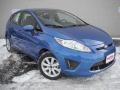 2011 Blue Flame Metallic Ford Fiesta SE Hatchback  photo #2