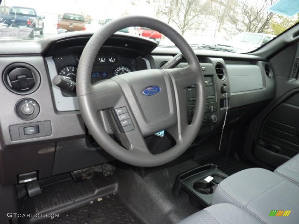 2011 Ford F150 XL Regular Cab Steel Gray Dashboard Photo #43924714