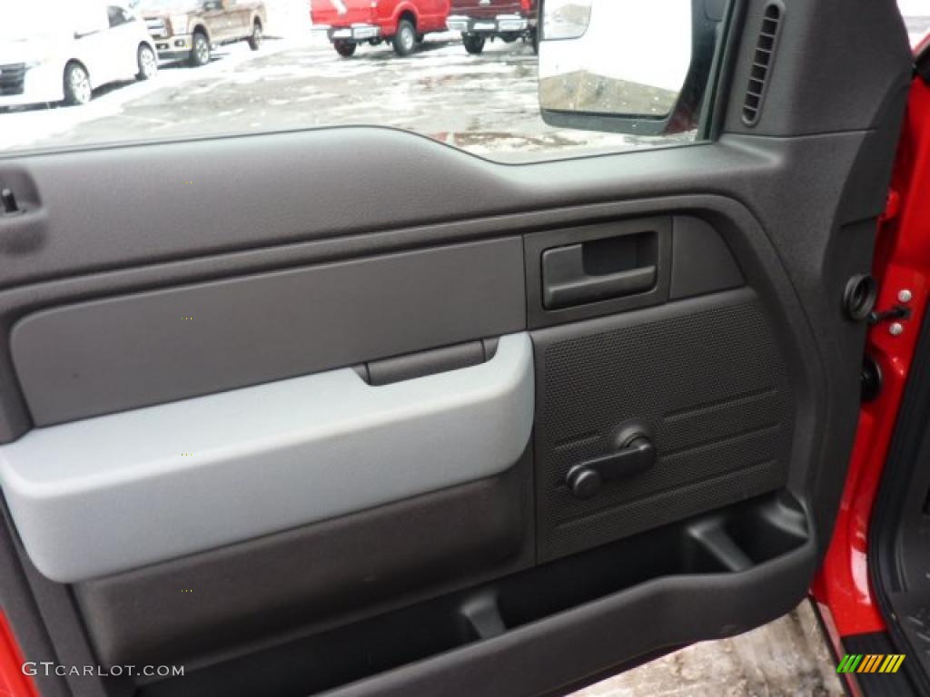 2011 Ford F150 XL Regular Cab Steel Gray Door Panel Photo #43924726