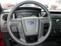 Steel Gray Steering Wheel Photo for 2011 Ford F150 #43924742