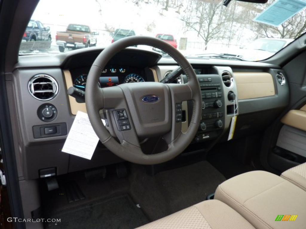 2011 F150 XLT SuperCab 4x4 - Golden Bronze Metallic / Pale Adobe photo #10