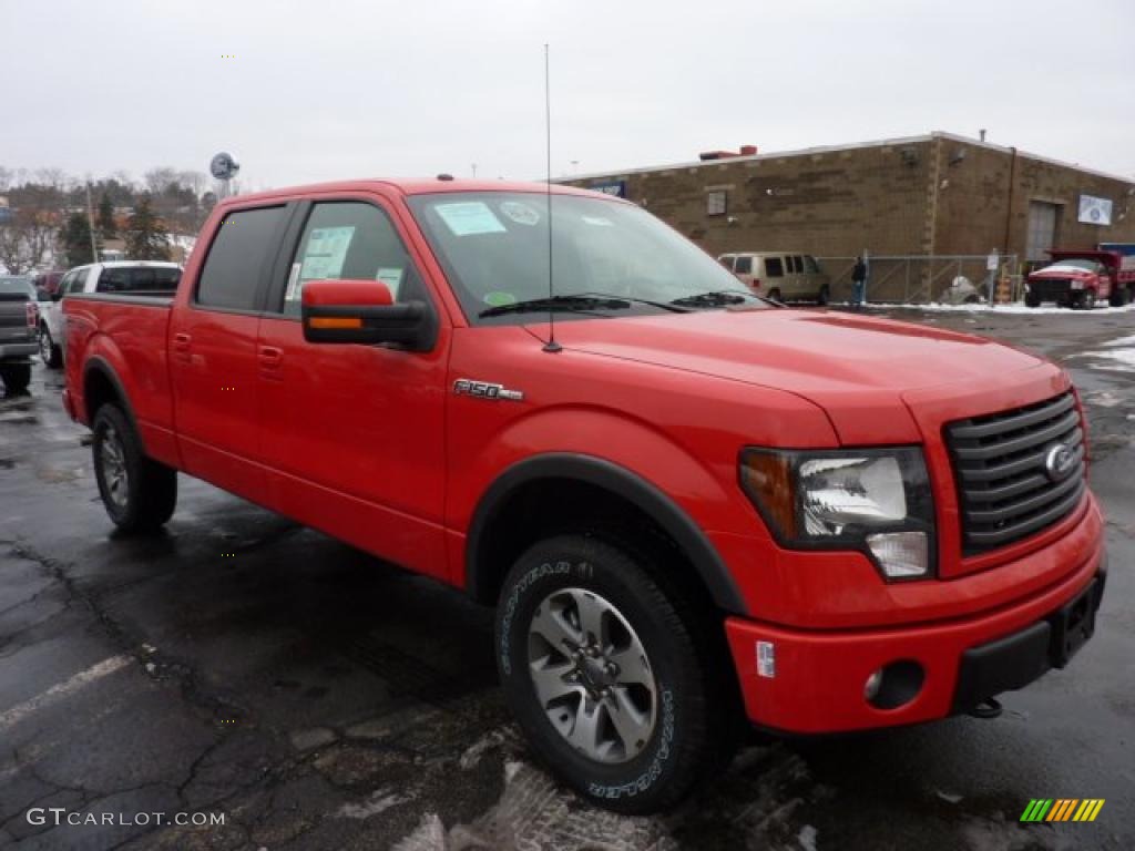 2011 F150 FX4 SuperCrew 4x4 - Race Red / Black photo #1