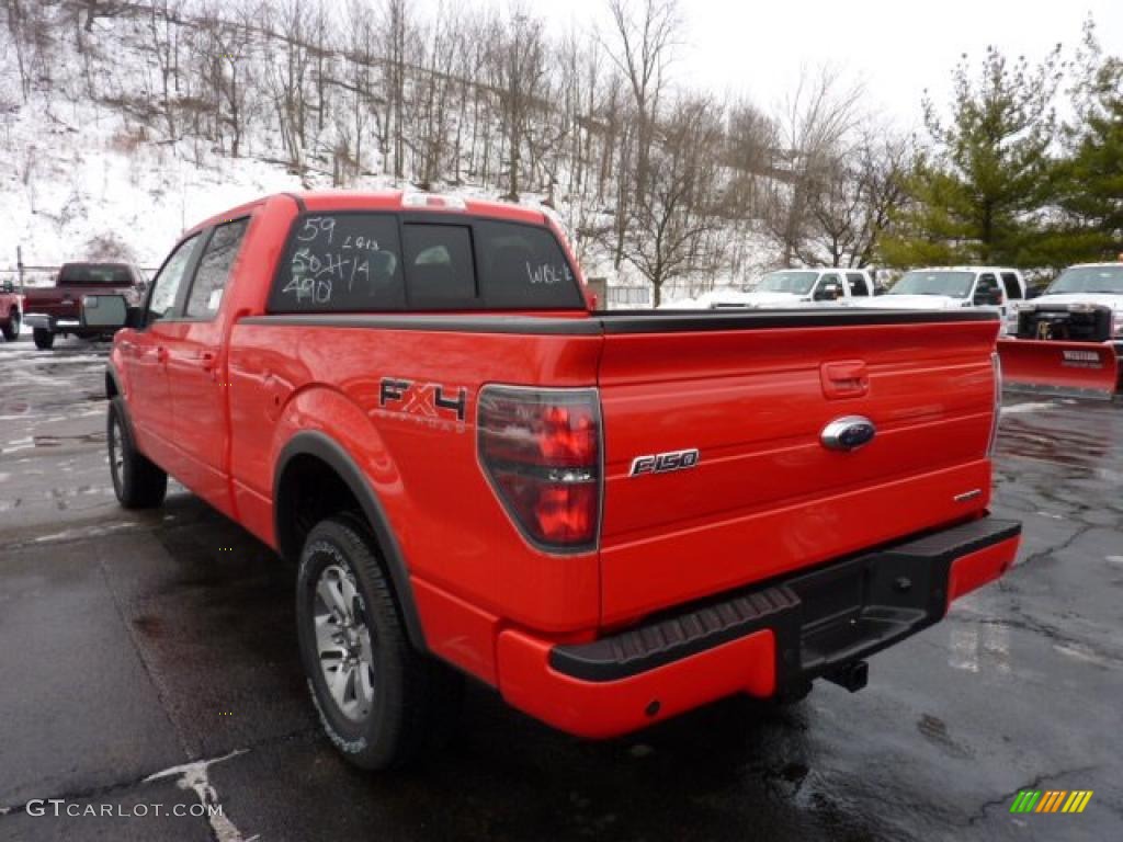 Race Red 2011 Ford F150 FX4 SuperCrew 4x4 Exterior Photo #43926278