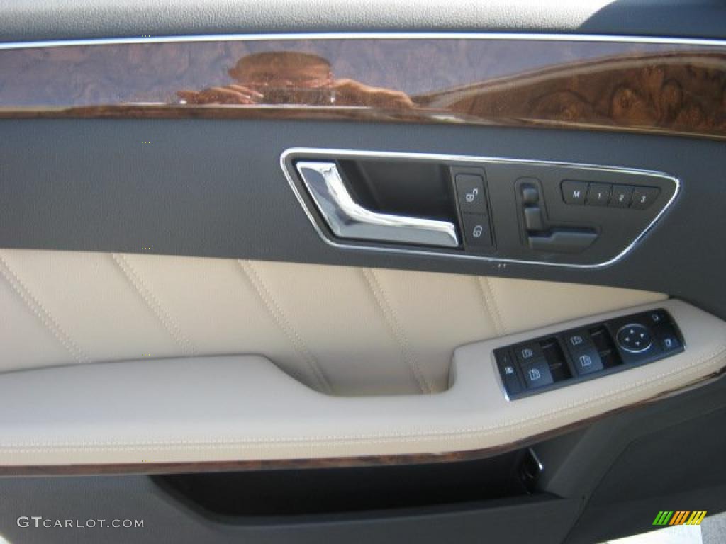 2011 E 350 Sedan - Arctic White / Almond/Black photo #3